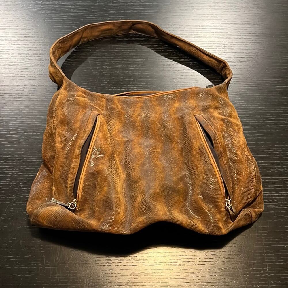 Liza Ganz Shoulder Python Soft Bag - image 1